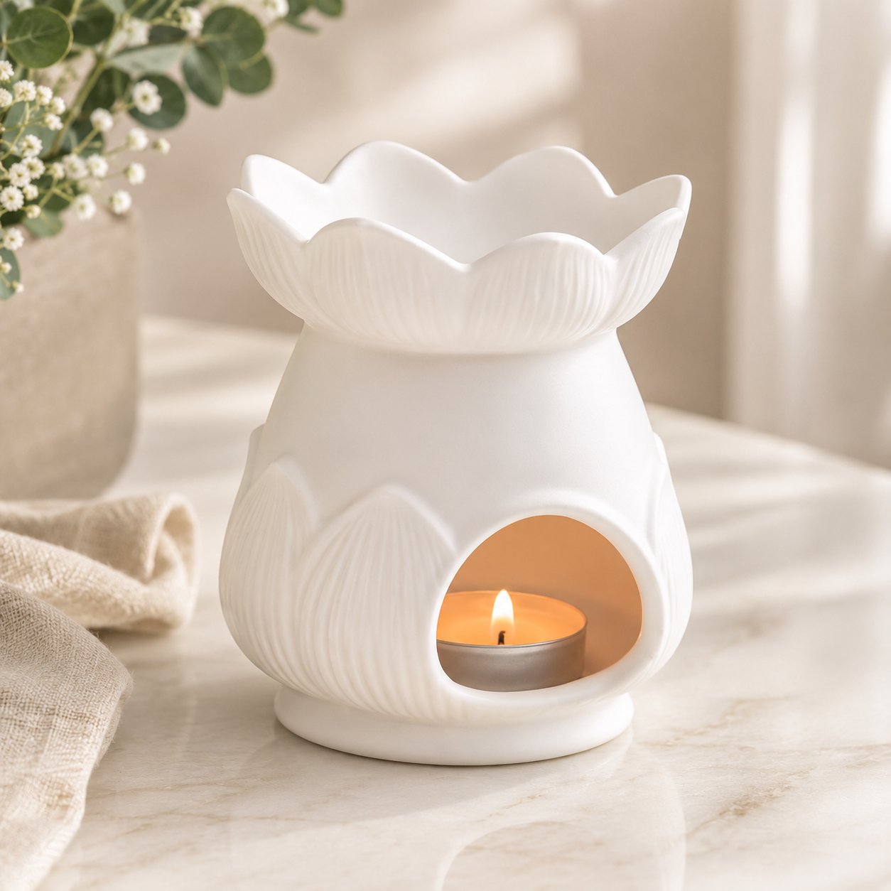 Lotus Flower Wax & Oil Burner