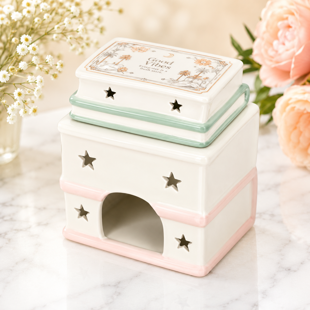 Book Stack Fairytale Oil/Wax Burner