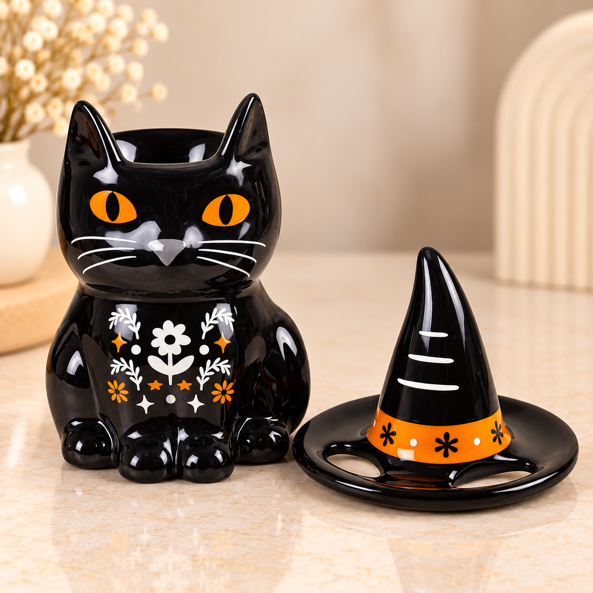 Frightful Black Cat Burner