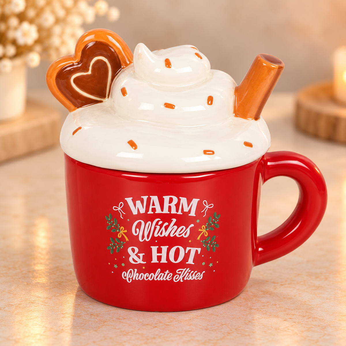 Hot Chocolate Mug Shaped Burner