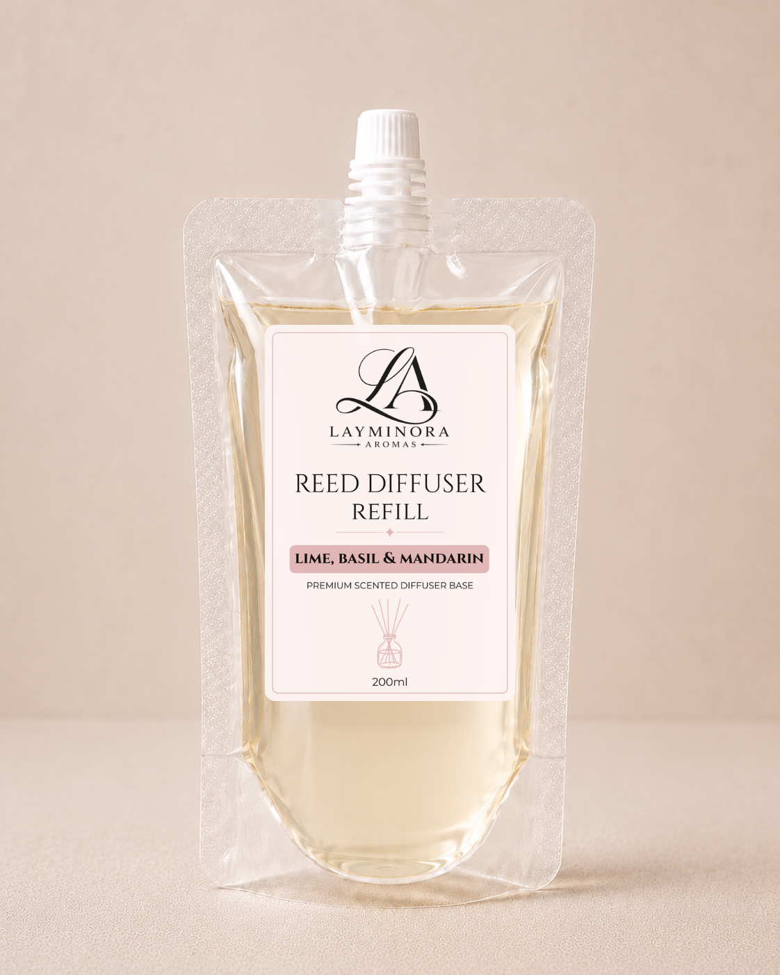 Lime, Basil & Mandarin - Reed Diffuser Refill
