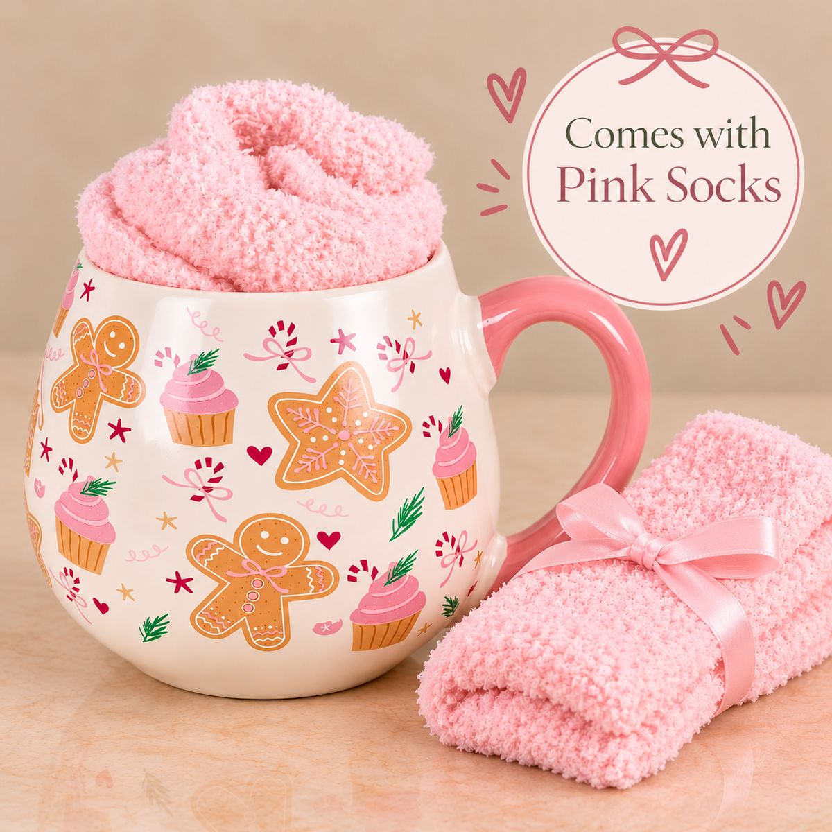 Sugarplum Mug & Socks Set